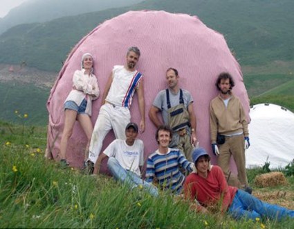 gigantski rozov zaek Cveti Pletivo 1